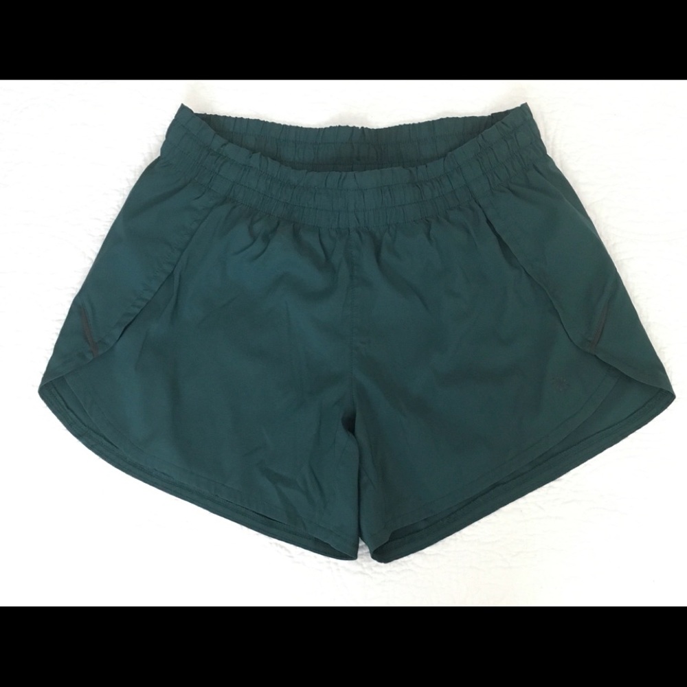 Athleta workout shorts.  Dark green.  With liner.  Great condition.  Small.